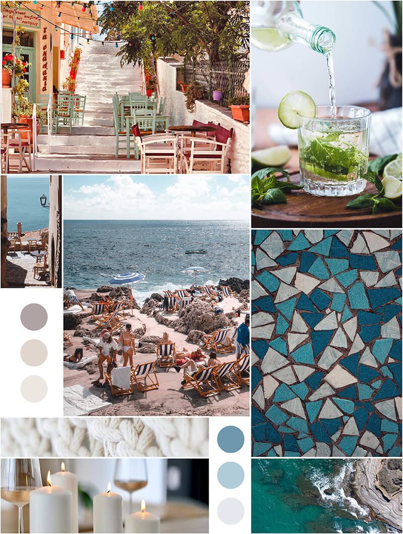 Idyllic Dining image collage